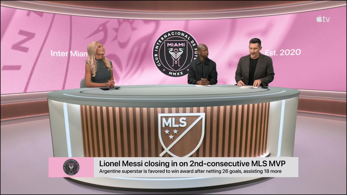 Messi would make history if he's named MVP in back-to-back seasons. 🐐 📺 MLS Countdown:
