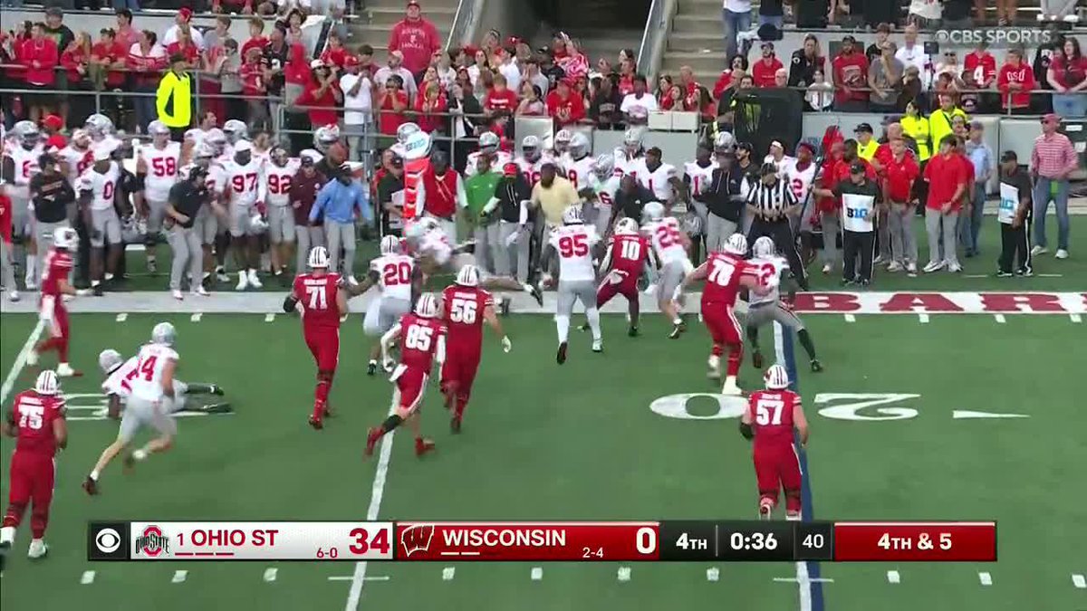 BOOM. Ohio State preserves the shutout with an exclamation point.