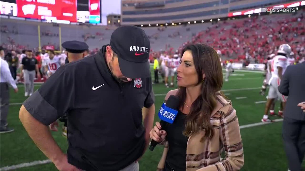 "We really tried to put a lot on his plate today and let him push the ball down the field." Ohio State Football head coach Ryan Day with some high praise for QB Julian Sayin