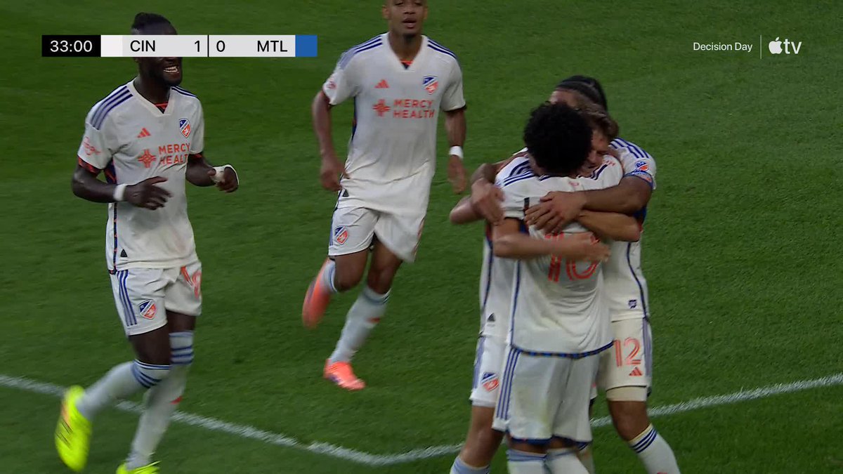 Cincinnati's own Nick Hagglund opens the scoring 👊 📺 #MLSSeasonPass: