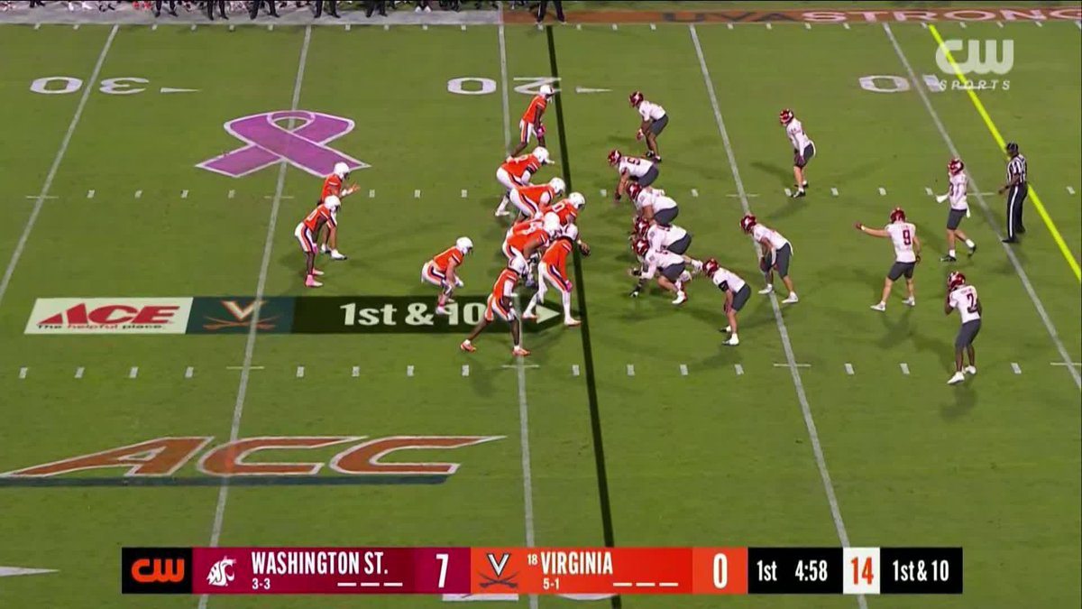 🎃🍬 Trick or treat? Cam Ross takes it to the house on a 19-yard end-around, his first career rushing TD! 📺 The CW