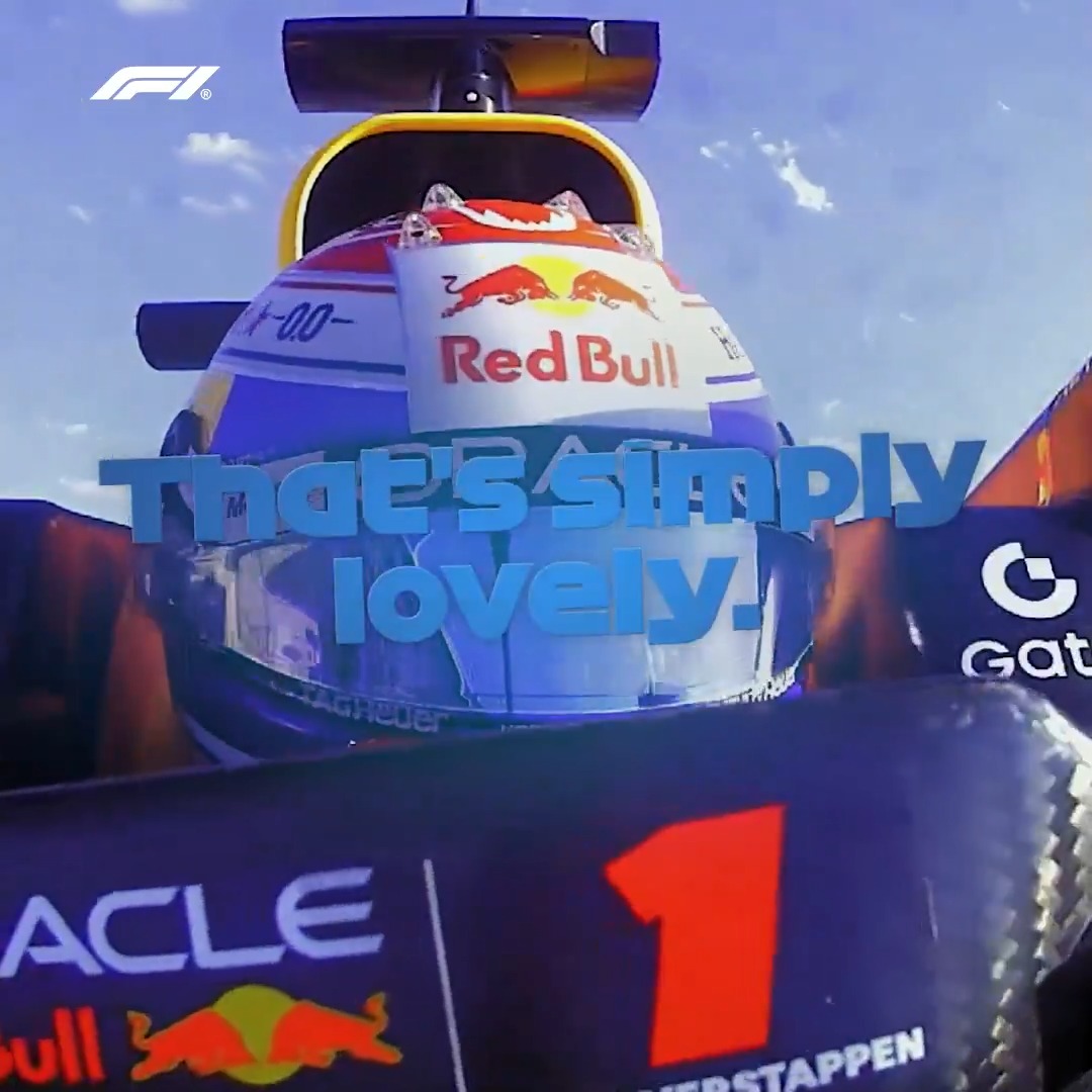 That can only be described as... "Simply lovely" 😮‍💨 #F1 #USGP
