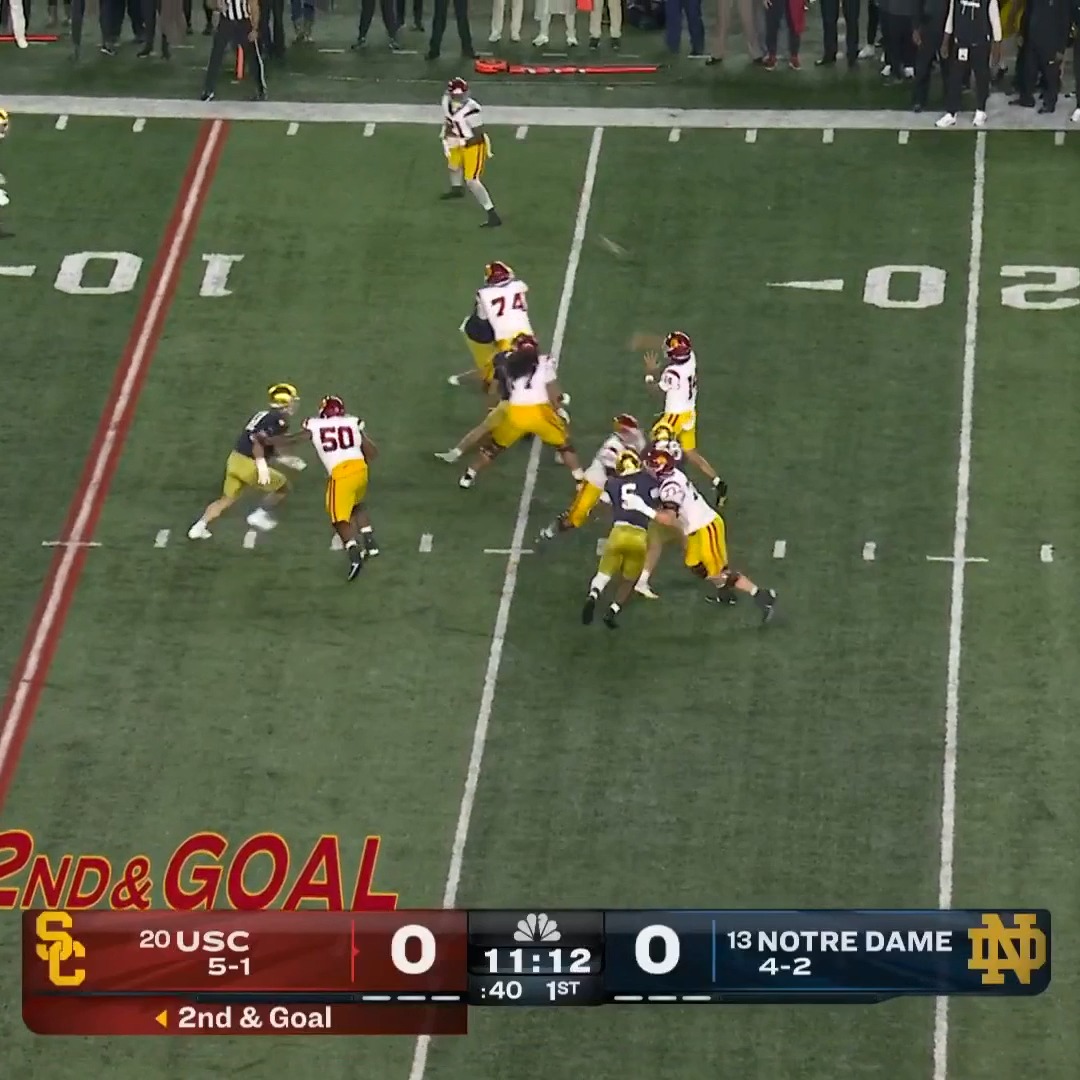 All it took was 3 minutes and 51 seconds for USC to make a statement. 😤 📺 NBC and Peacock
