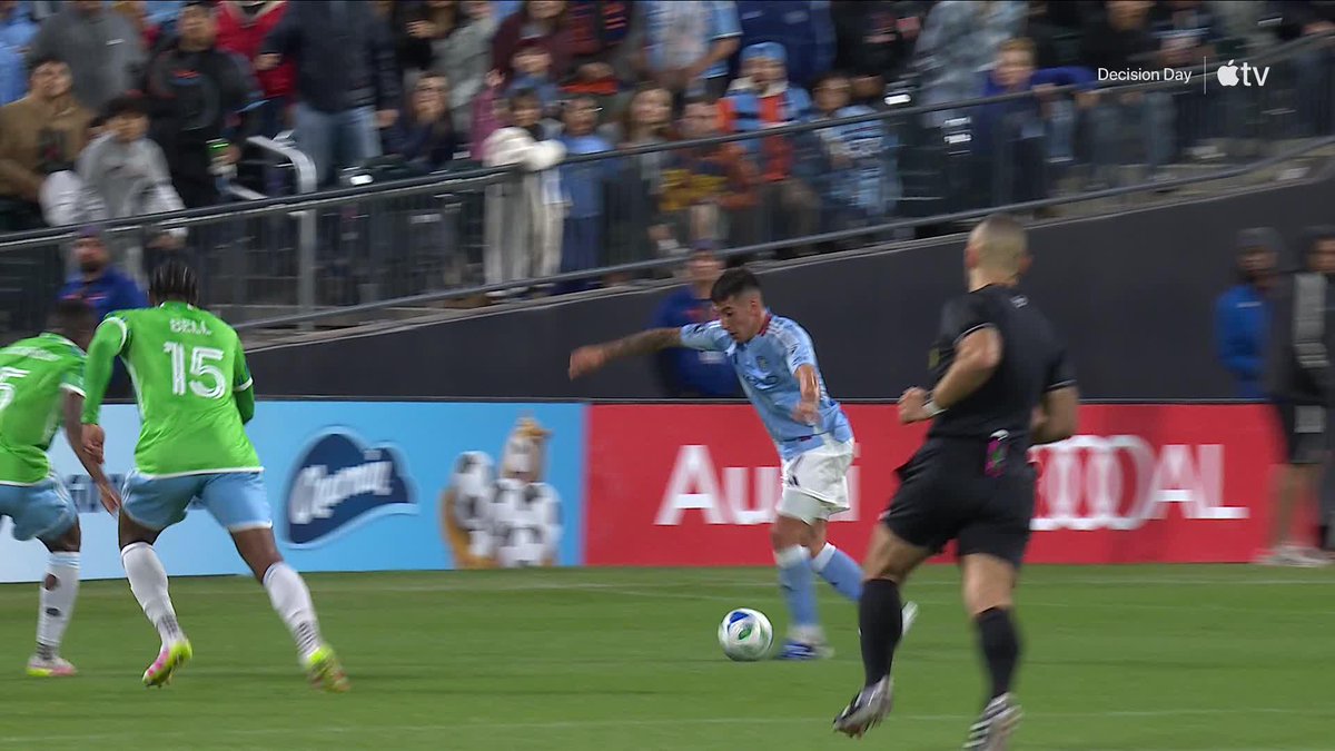Nico Fernández brings New York City FC level! 👏 Game on in Queens. 🍿
