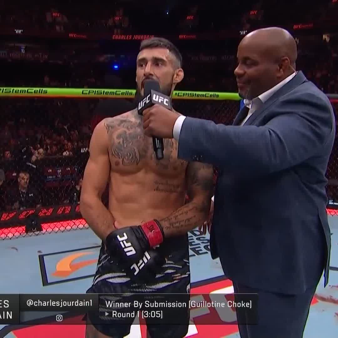 He wants his shot at the Top 15! 👀 [ #UFCVancouver | @JourdainAir | LIVE NOW on the ESPN app ]