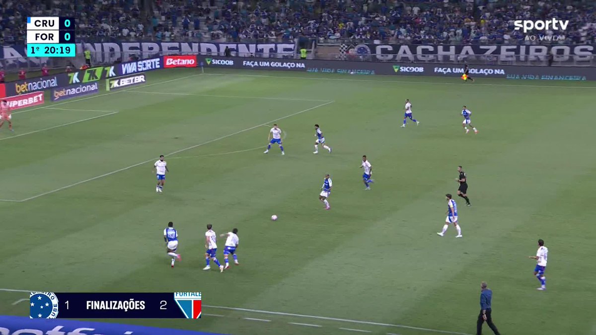 O gol de Christian. Cruzeiro 1x0 Fortaleza. 🎥 sportv | ge