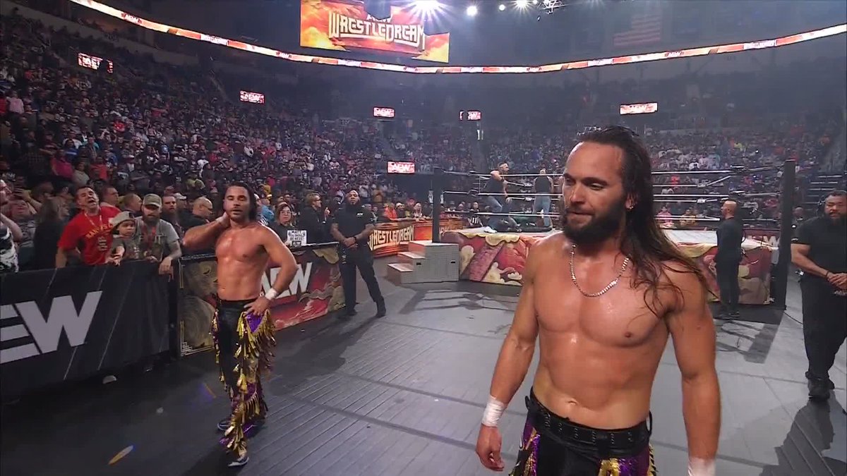 .The Invisible Hand Family has descended upon Jurassic Express, and even though the Matt & Nick Jackson won't do anything, Kenny Omega will! Watch #AEWWrestleDream on HBO Max PPV