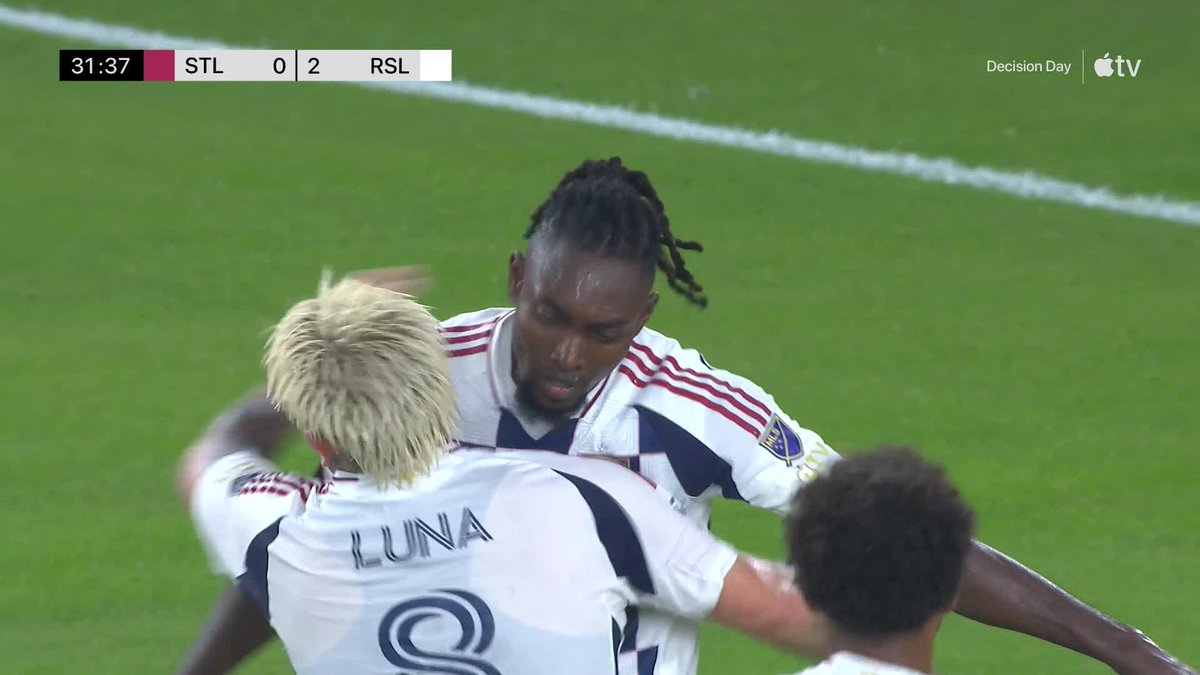 A first half brace for Victor Olatunji to double Real Salt Lake's lead. ✌️