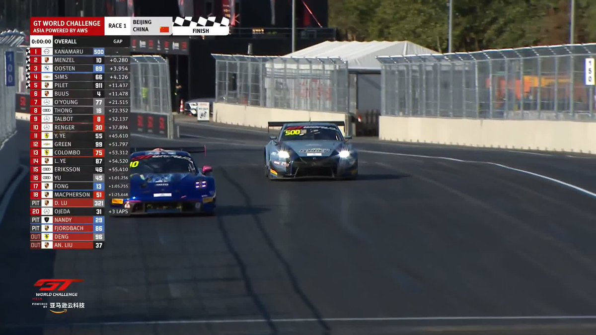 BEIJING RACE 1 🏆 A crazy race goes the way of 5ZIGENインターナショナル株式会社's Hirobon and Yu Kanamaru / 金丸 ユウ! LIVE 📺 #GTWorldAsia 🇨🇳
