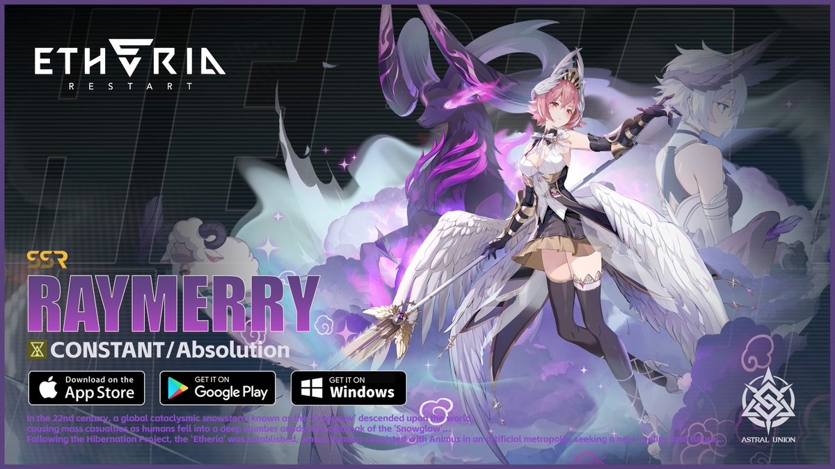 #AnimusPV #Raymerry Etheria: Restart Character PV - Raymerry: Atonement Begins "Life is like a wilderness—some bloom with flowers under endless sunshine, others are barren wastelands where only black mud churns." #EtheriaRestart