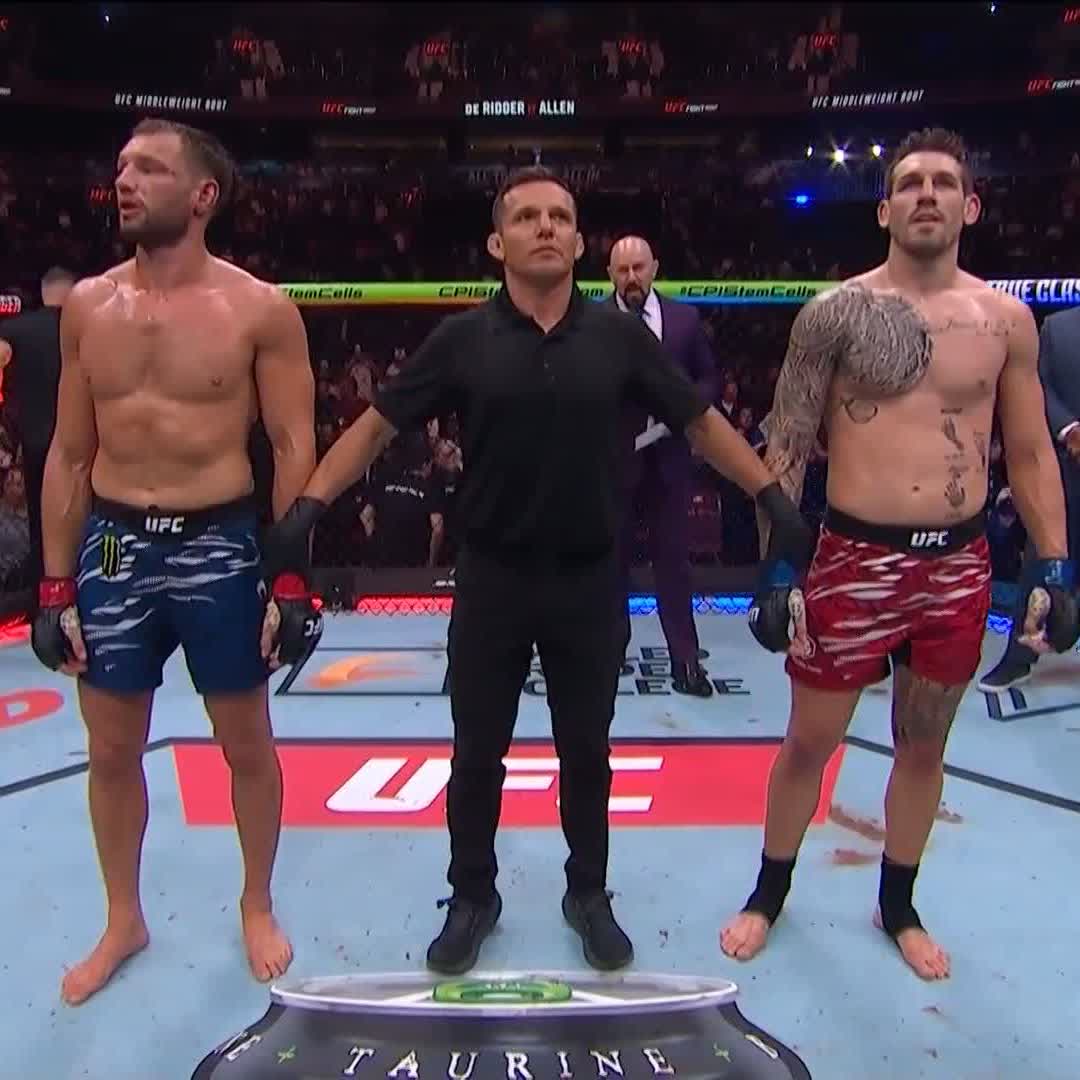 MIDDLEWEIGHT HAS A NEW CONTENDER 👀 Brendan Allen takes home the TKO tonight! [ #UFCVancouver ]