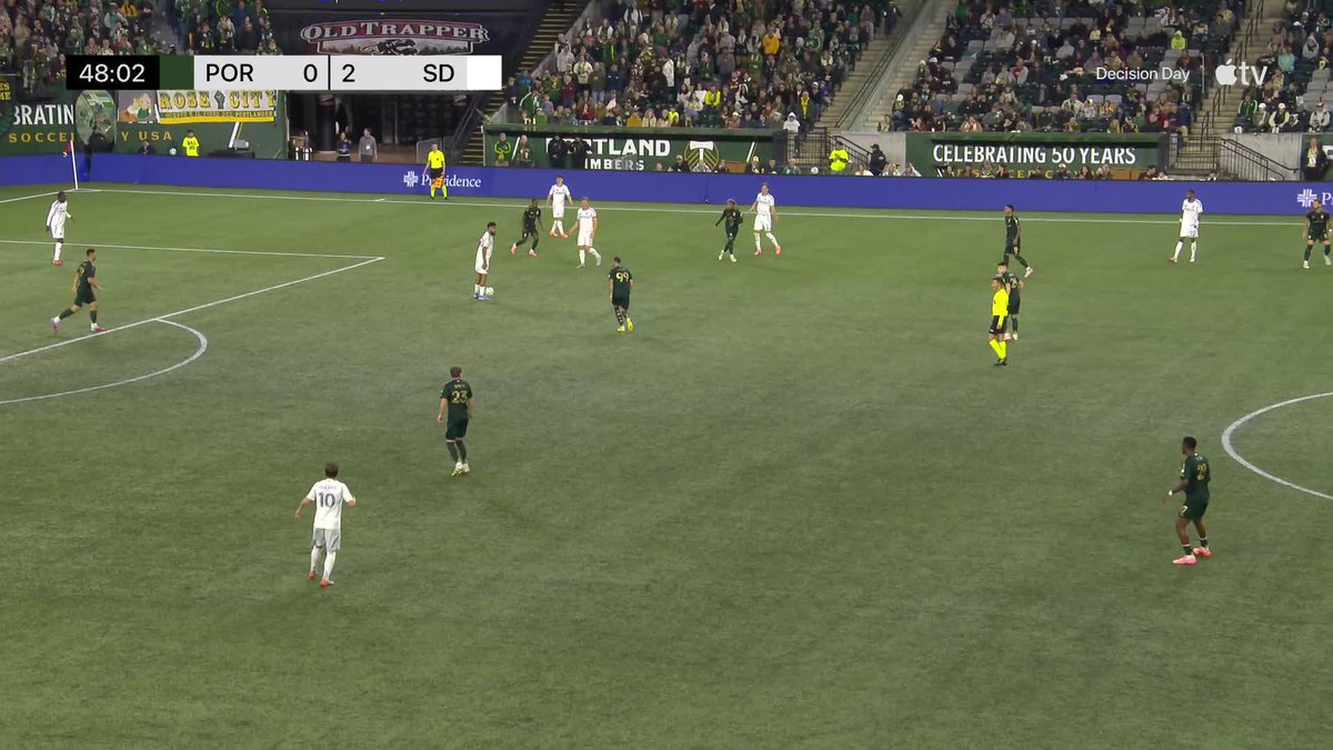 Two goals. Two minutes. Anders Dreyer. 😱 San Diego FC's main man with a delightful finish. 🍪