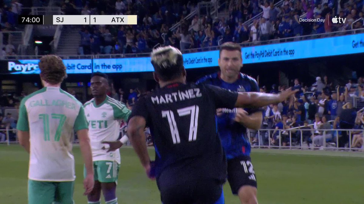 Buen gol de cabeza de Josef Martínez para Igualar el juego vs Austin
