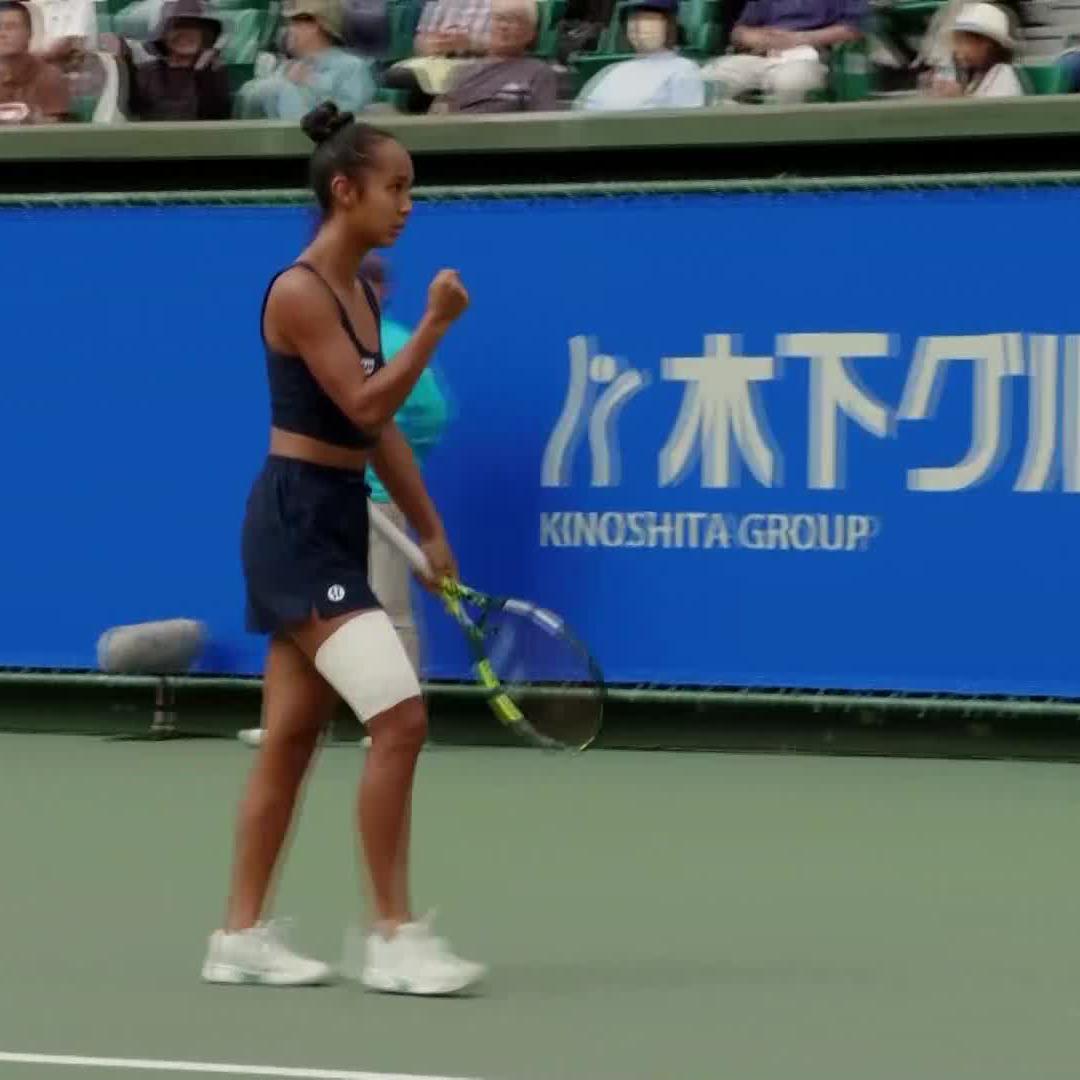 Outstanding 👏 leylahfernandez | #JapanOpen
