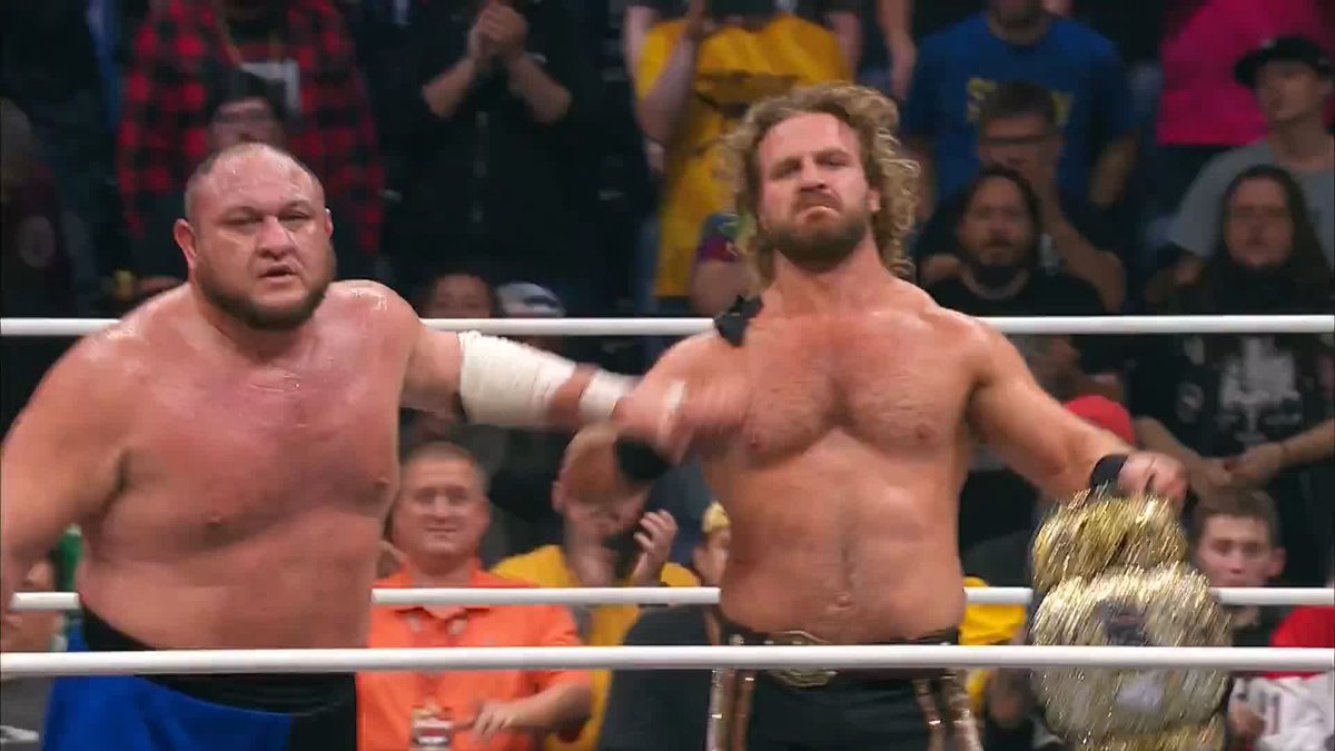 What the hell are Samoa Joe and The Opps doing?! Watch #AEWWrestleDream on HBO Max PPV