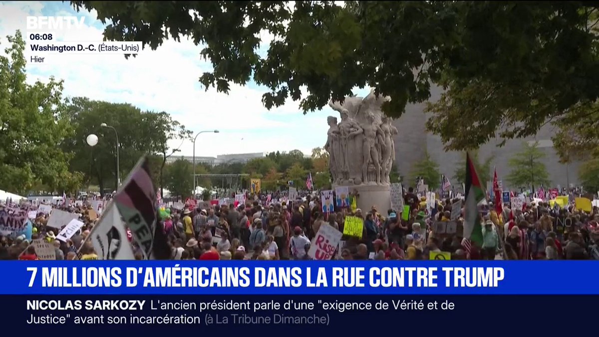 🇺🇸 De New York à Los Angeles, 7 millions d'Américains ont manifesté contre Donald Trump