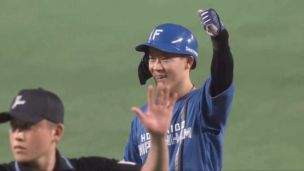 北海道日本ハム 矢澤宏太 選手がタイムリー2ベースヒットを放ち、この回一挙3得点！👏 👇ライブ配信はこちら