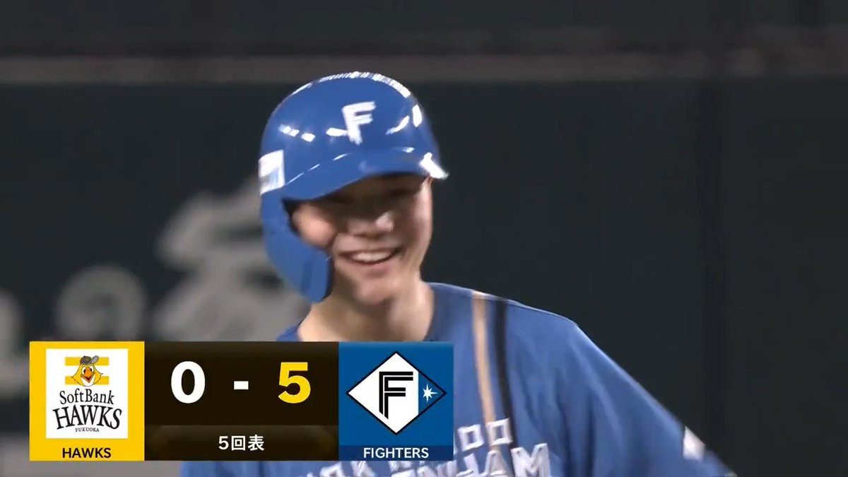 北海道日本ハム 清宮幸太郎 選手の2点タイムリー2ベースヒットで点差を広げる!🔥 👇ライブ配信はこちら