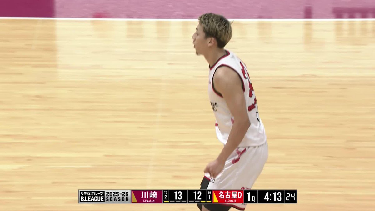 鋭くそして美しい🥀 名古屋D#3 加藤の的確なアシストから#30 今村! 加藤嵩都 今村佳太 Keita Imamura 名古屋ダイヤモンドドルフィンズ 公式 📡バスケットLIVEで生配信中 #Bリーグ #りそなグループ