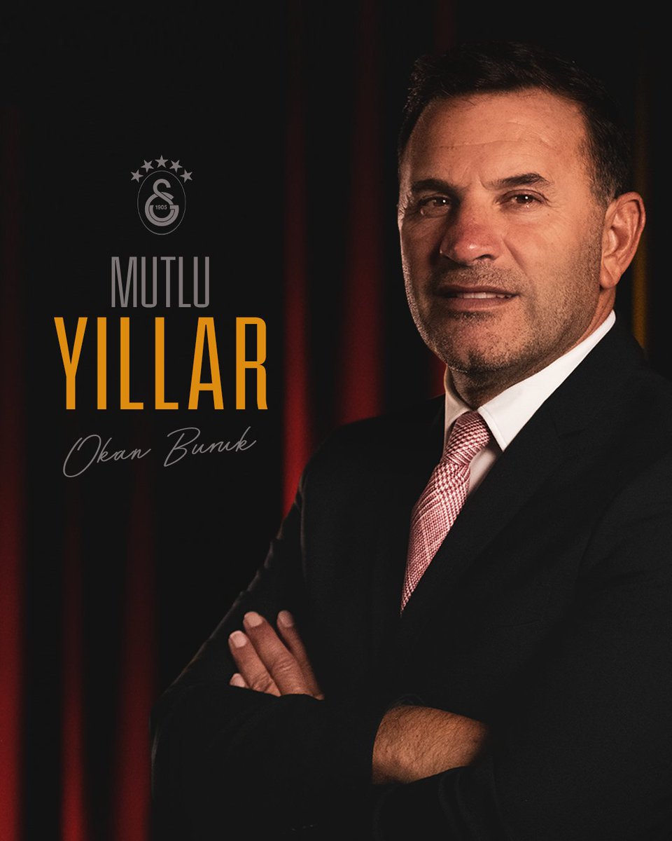 Bugün; altyapısından yetiştiği kulübümüzde futbolculuk döneminde unutulmaz başarılar kazanan, son üç sezondur rekorlar kırarak Galatasarayımızı şampiyonluklara taşıyan Teknik Direktörümüz Okan Buruk’un doğum günü! 🎂 Nice mutlu yıllara 𝐖𝐢𝐧𝐧𝐞𝐫 Okan Hoca! 💛❤️
