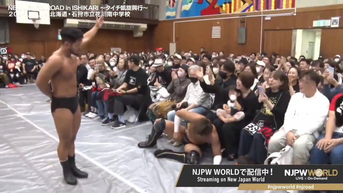 Daiki Nagai 🆚 サンダー誠己 "🔥🔥🔥" From the profile URL #NJPW #njpwworld #njroad