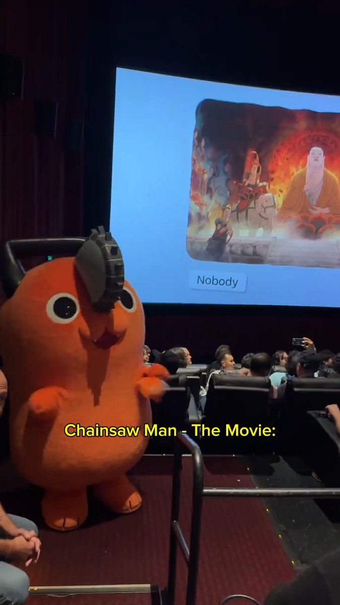Fans (and Pochita) at @animationisfilm Festival in Los Angeles got to experience a special screening of Chainsaw Man - The Movie: Reze Arc. Get your tickets now to see #ChainsawManMovie, exclusively in theatres THIS THURSDAY!