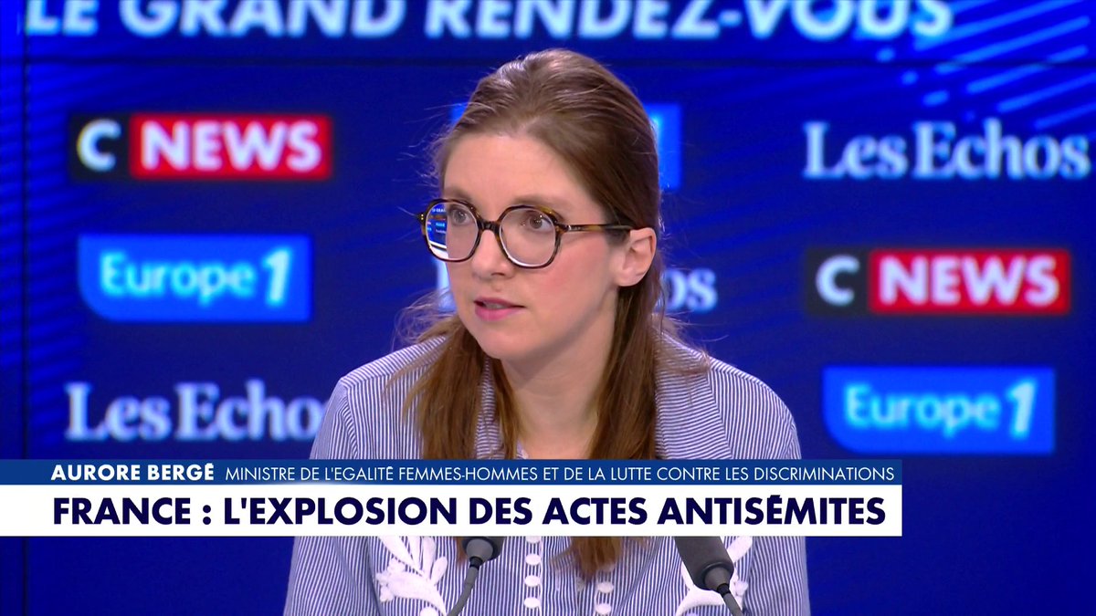 Aurore Bergé : «La France sans les français juifs, ce n’est plus le même pays» dans #LeGrandRDV