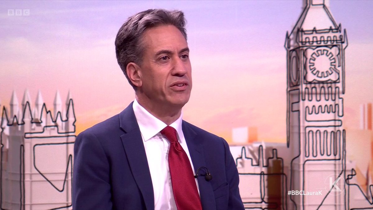 “I know my job is to get bills down by 2030” Energy secretary Ed Miliband defends the government’s approach on energy bills #BBCLauraK