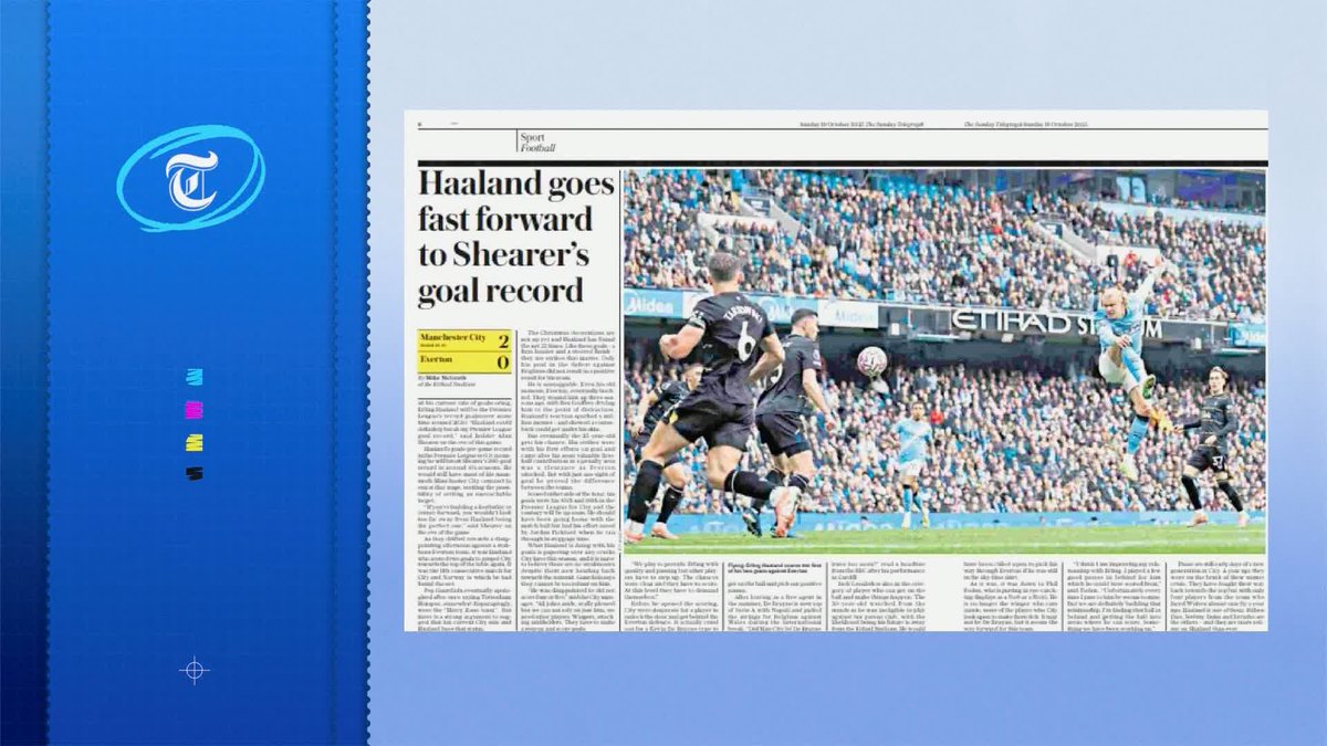 "Manchester City at the moment are the Erling Haaland team" 🔵 After his sensational start to the season, can Erling Haaland already be classed as a Premier League great? 🤔