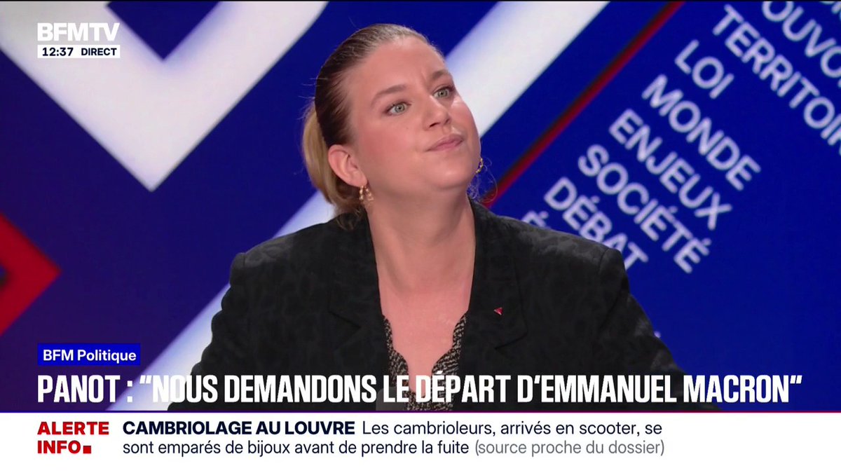 "Nous avons déposé une nouvelle motion de destitution" d'Emmanuel Macron, dit Mathilde Panot (LFI)