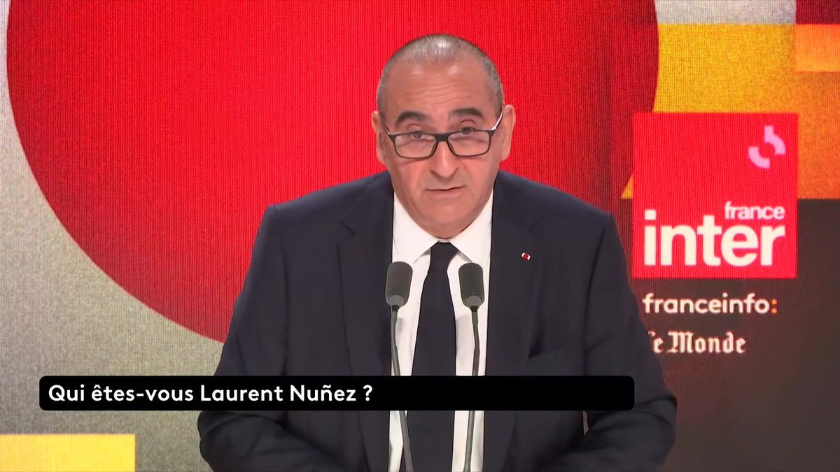 Laurent Nuñez : "J'ai toujours soutenu la police et les gendarmes" #QuestionsPol