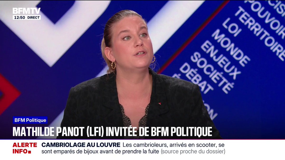 Gaza: "Nous sommes très inquiets pour la suite", déclare Mathilde Panot