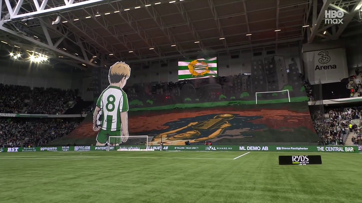 Inramningen på 3Arena inför säsongens sista Stockholmsderby! 📲 Se Hammarby IF - AIK på HBO Max