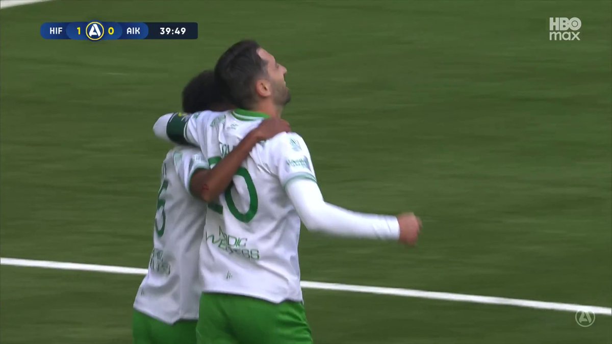 1-0 Hammarby IF! Nahir Besara med en tå på bollen innan den går i mål ⚪🟢 📲 Se matchen på HBO Max