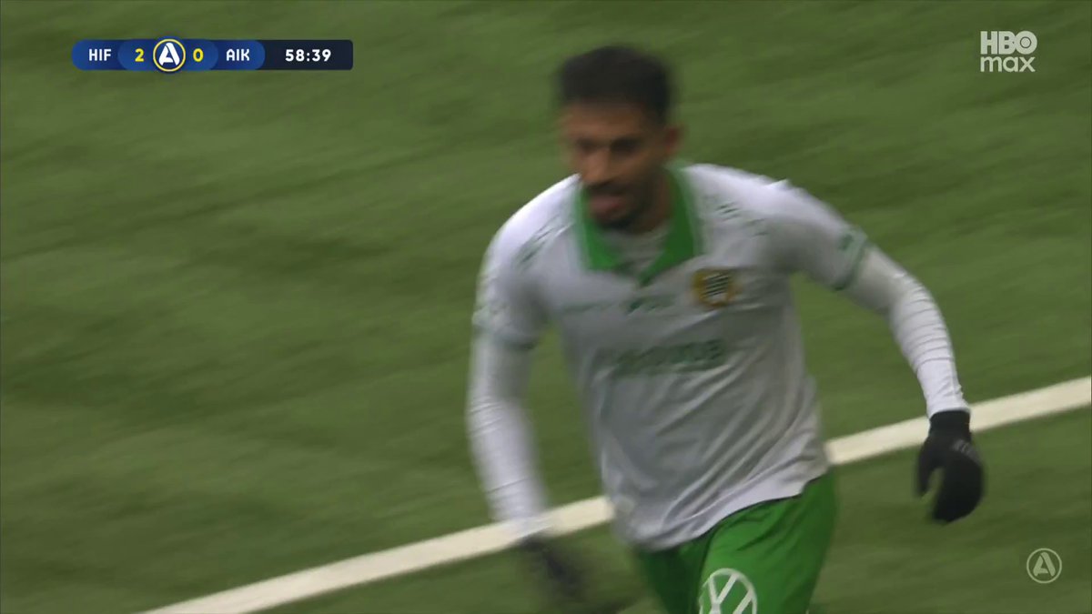 2-0 Hammarby! Montader Madjed ökar på ledningen efter fint förarbete av Adrian Lahdo ⚪🟢 📲 Se matchen på HBO Max