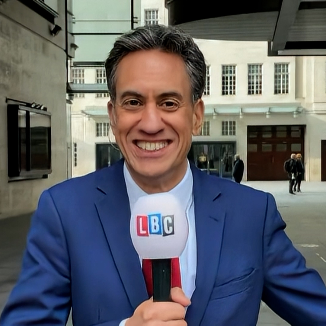 ‘Bring it on!’ Energy Secretary Ed Miliband tells Lewis Goodall Jeremy Clarkson is 'welcome' to challenge his seat in parliament.