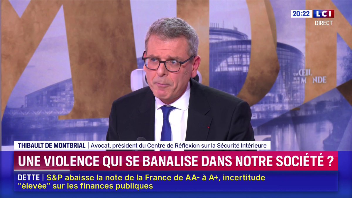 Thibault de Montbrial : « Le jour où les gros délinquants issus de la culture arabo-musulmane décideront de prendre les armes, nous serons face à un très gros problème. »