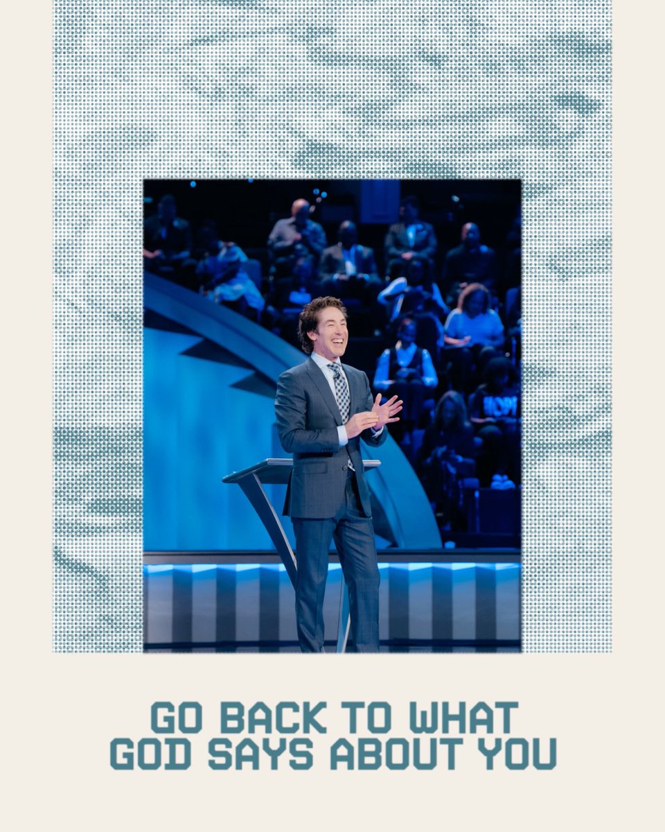 The Scriptures says, “You are transformed by the renewing of your mind.” Go back to who God says you are. You are not how someone treated you, or what they said. That’s not your identity. Tune into Joel’s new message today! "Mistaken Identity":