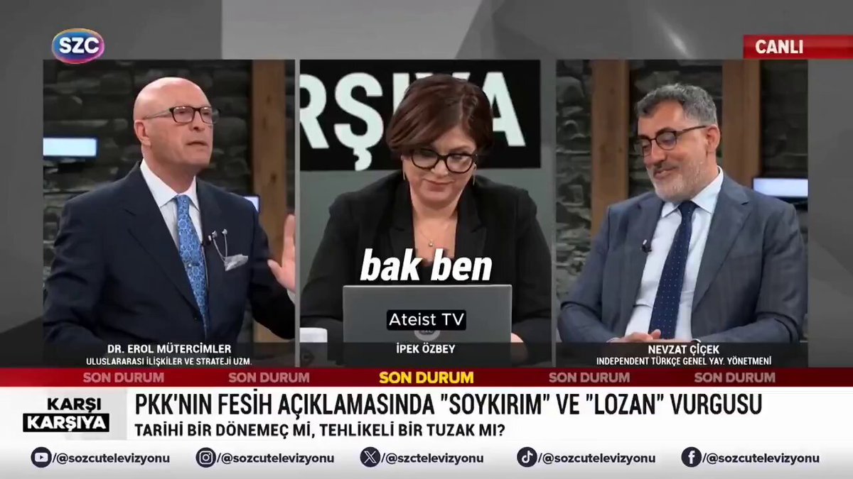 Dr. Erol Mütercimler: "Türk olmak artık çok zor bu ülkede. Türk sorunu var bu ülkede. Türk'ün çok ciddi sorunu var. En çok itilip kakılan Türkler." Bu ülkede kürt değil, Türk sorunu vardır. Aksini söyleyeninde Türk ile sorunu vardır !