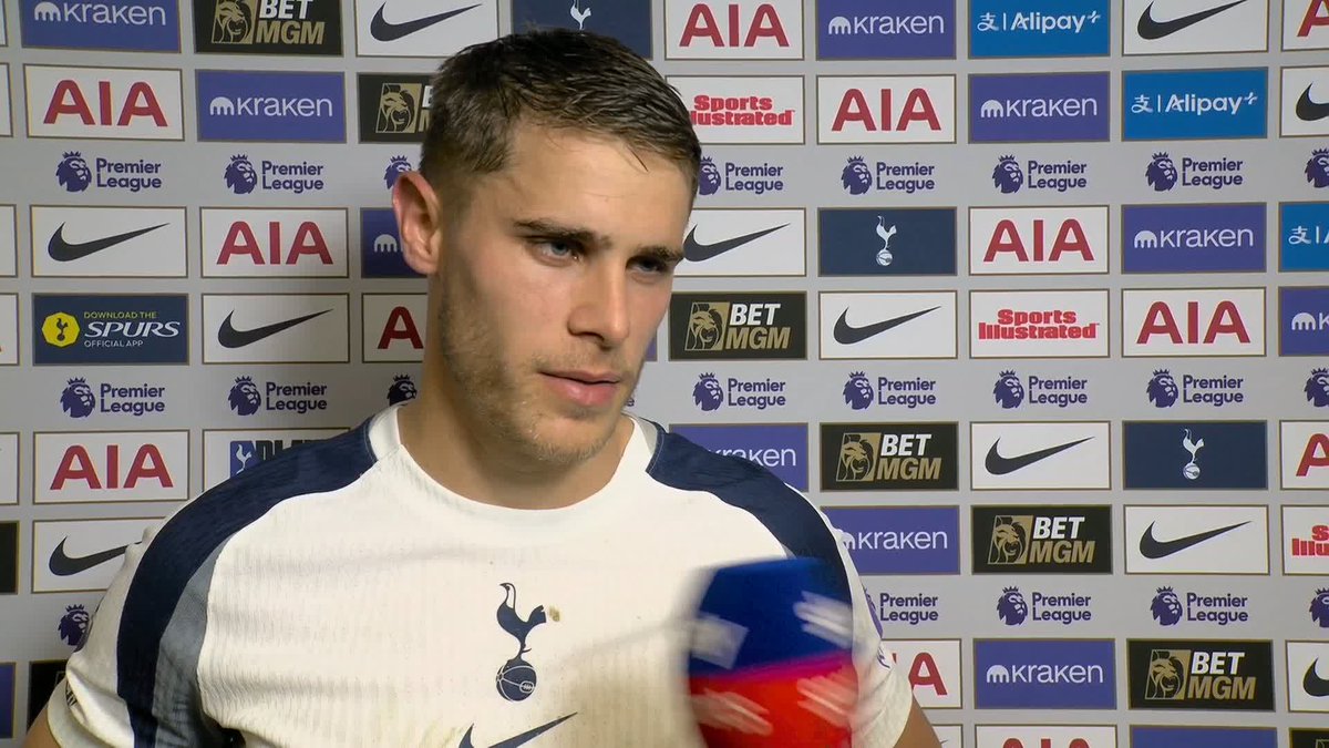 "I don't even think Villa created that many chances" Micky van de Ven reacts after Spurs' defeat to Aston Villa 🎙️