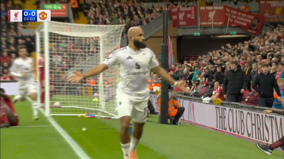 "STAGGERING START!" One minute on the clock and Mbeumo gives Man Utd the lead at Anfield! 🤯