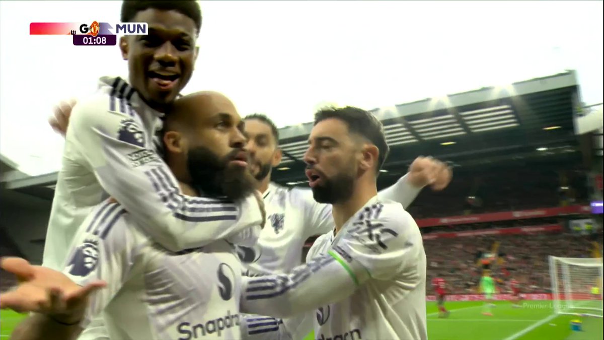 ⚽️ 𝟲𝟮 𝗦𝗘𝗖𝗢𝗡𝗗𝗘𝗦 𝗗𝗘 𝗝𝗘𝗨 : BRYAN MBEUMO 🇨🇲 OUVRE DÉJÀ LE SCORE POUR MANCHESTER UNITED FACE À LIVERPOOL !!! ❤️🔱 𝗔𝗡𝗙𝗜𝗘𝗟𝗗 𝗘𝗦𝗧 𝗖𝗟𝗜𝗠𝗔𝗧𝗜𝗦𝗘́ 𝗗’𝗘𝗡𝗧𝗥𝗘́𝗘 🥶🥶 🎥 CANAL+ Foot