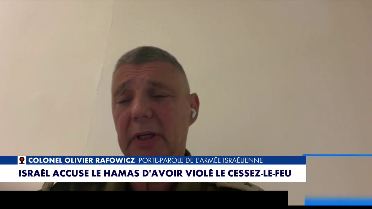 Le porte-parole de l’armée israélienne Colonel Olivier Rafowicz sur une fin des accords de paix : «Ces violations nous obligent à réagir», dans #PunchlineWE