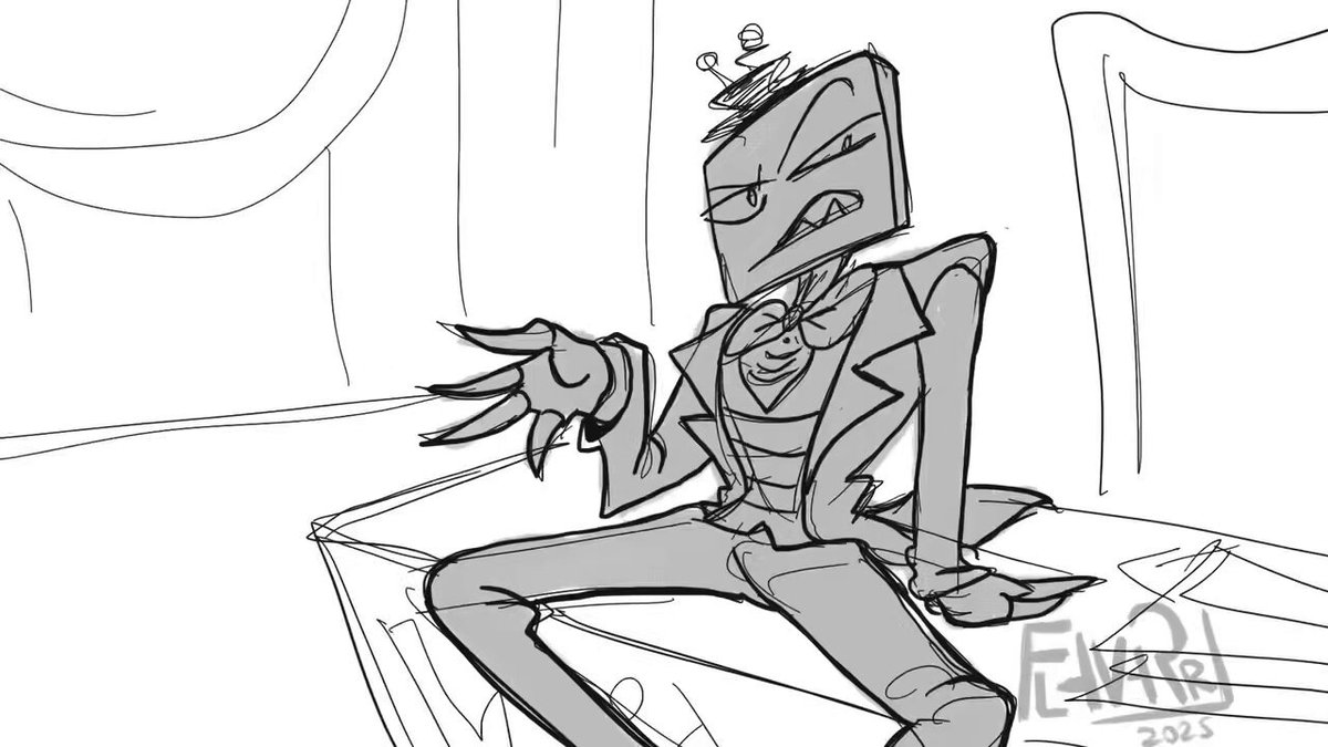 A very important discussion #RadioStatic #HazbinHotelFanart #HazbinHotelVox #HazbinHotelAlastor #voxal