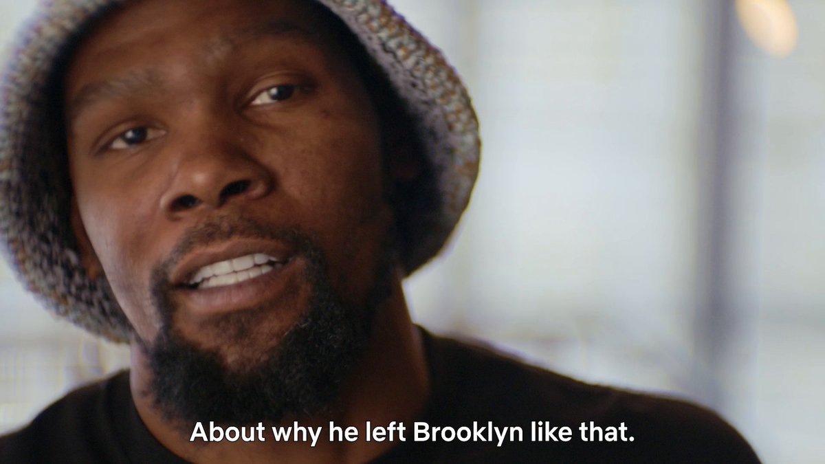 “Ask him about why he left Brooklyn like that.” “What happened, bro? We was looking good.” Kevin Durant on James Harden leaving Brooklyn. 📺 Starting 5 Season 2 is now playing.