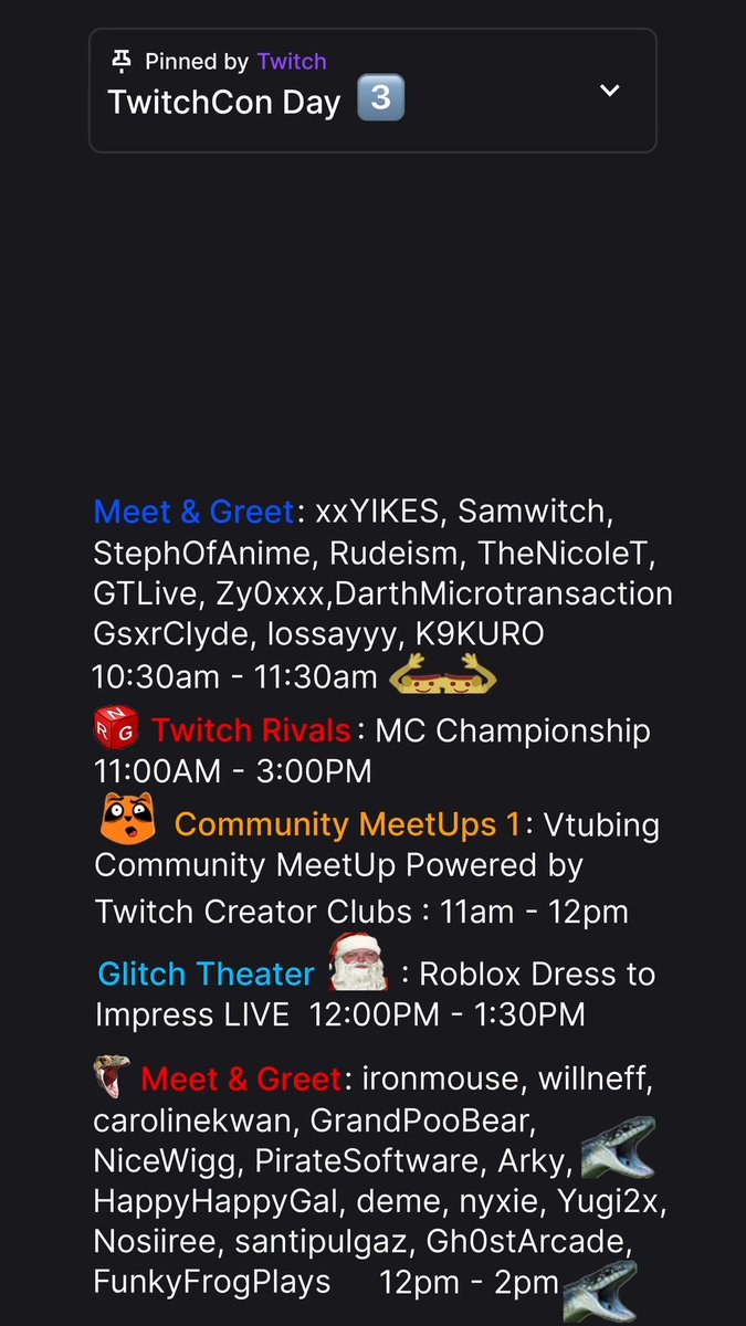 Day 3! Welcome in, chat!
