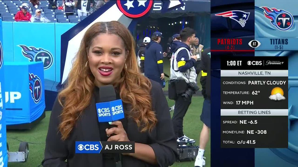 .AJ Ross checks in from Tennessee where Mike Vrabel's New England Patriots get ready to take on the Tennessee Titans