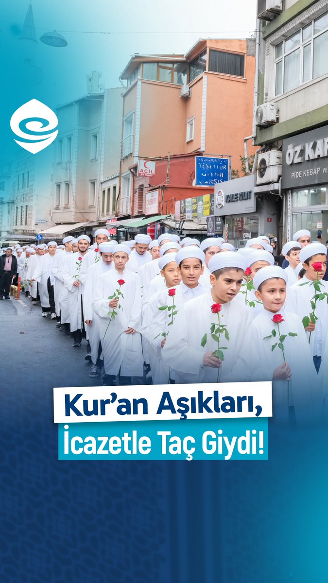 Gençlik susmadı, ilimle konuştu, icazetle yükseldi. ✨ 📍 Bugün Fatih sokakları, Allah Allah nidalarıyla inledi!