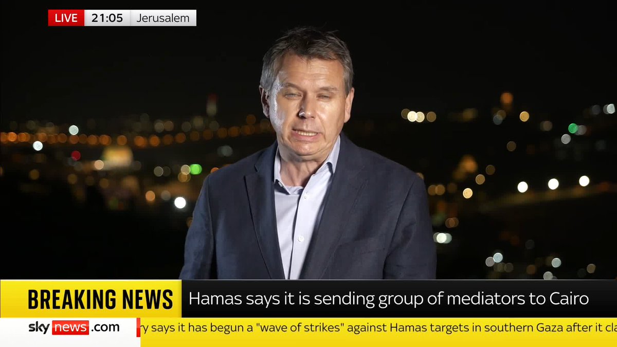 BREAKING: Hamas delegation holds ceasefire talks in Egypt Sky's Adam Parsons reports. 📺 Sky 501, Virgin 602, Freeview 233 and YouTube