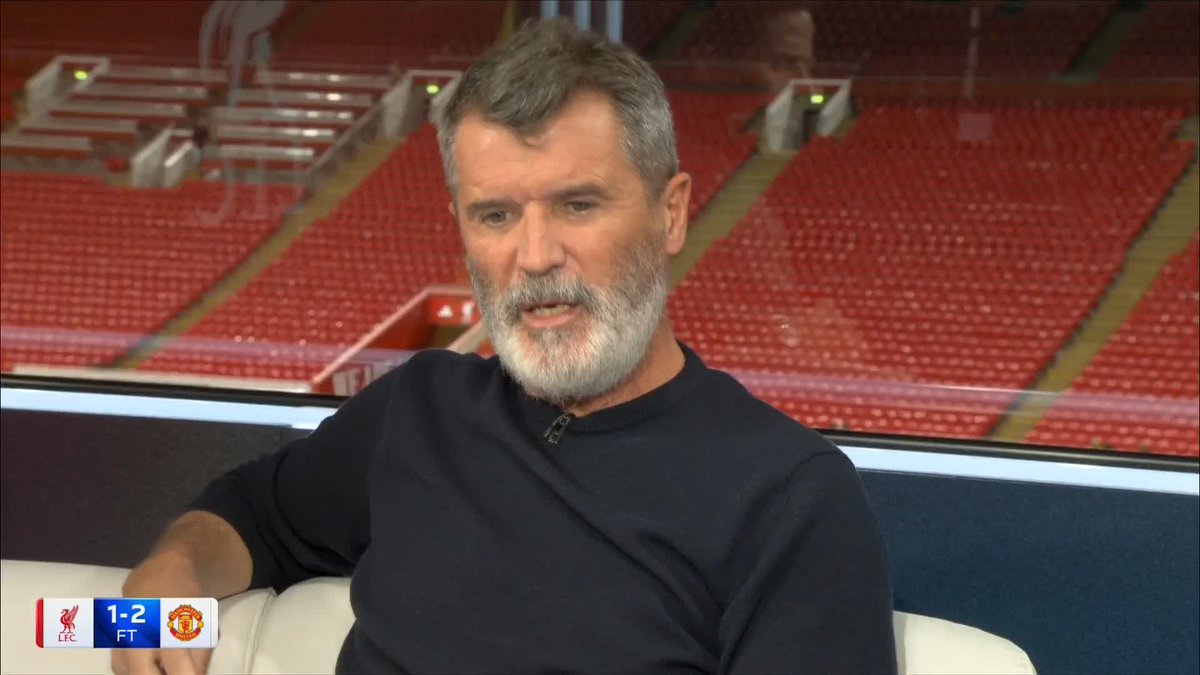 "Always start with the man in the mirror" 🪞 Roy Keane discusses Virgil van Dijk's performance against Man Utd ⤵️